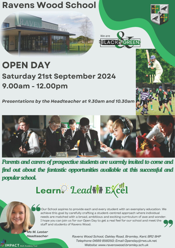 Ravenswood Open Day 2025 Events 